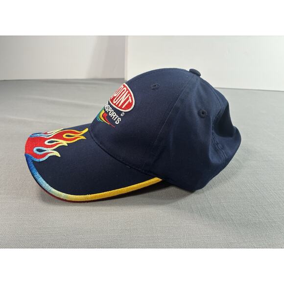 Vintage DuPont Motorsports Jeff Gordon #24 NASCAR Flame Brim Hat Chase Auth - Picture 2 of 7
